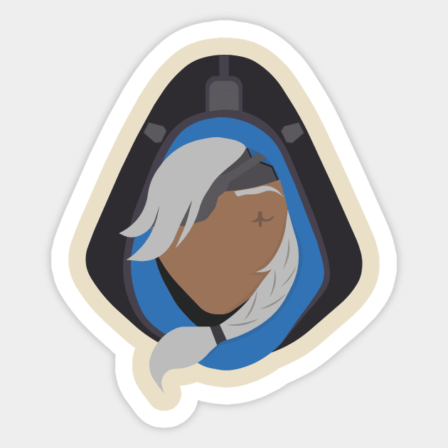 Minimalist Ana Sticker by hiwattart